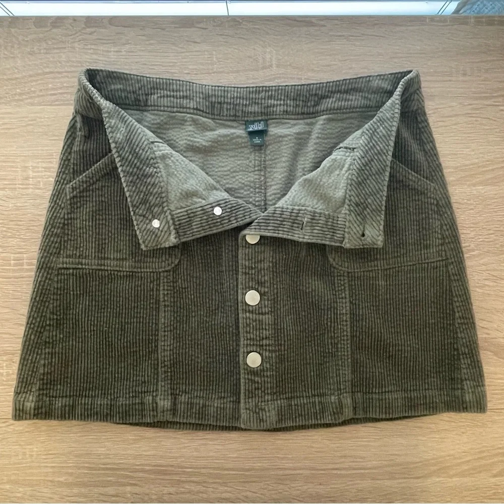 Wild Fable Corduroy Button Down Skirt - Picture 2 of 5